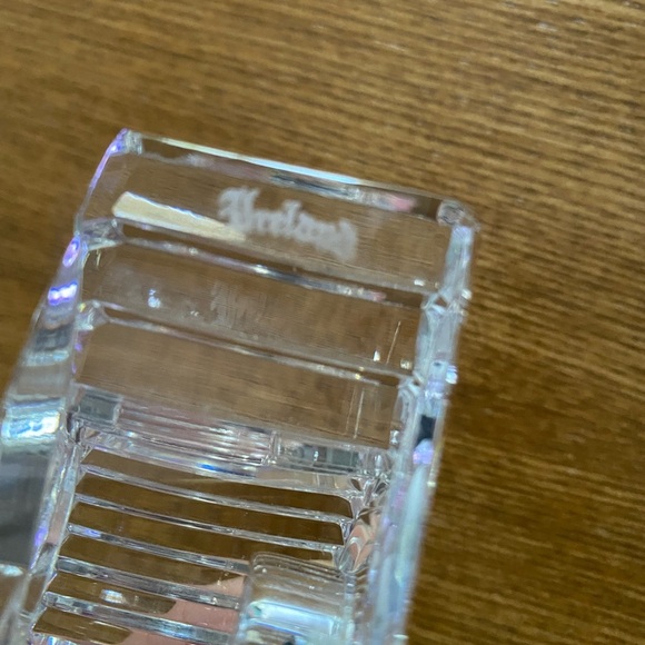 Waterford Crystal Small Cottage Mantel Clock Signed Ireland.Working,New Battery - Picture 4 of 10